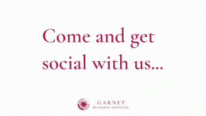 Or come and get social with us at Garnet on Instagram and Facebook