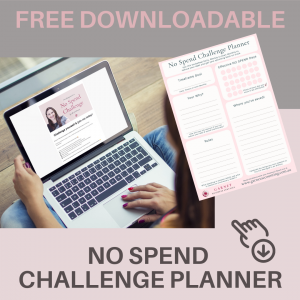 No Spend Challenge Planner - Garnet Business Services